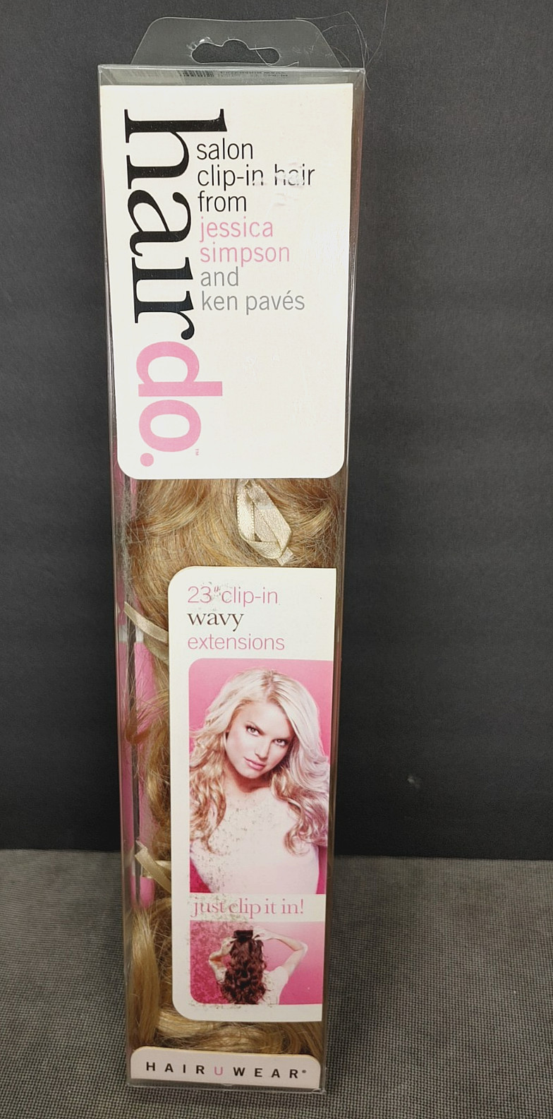 Hair Do Jessica Simpson 23” Clip-in Wavy Extensions R25 GINGER BLONDE HairUWear