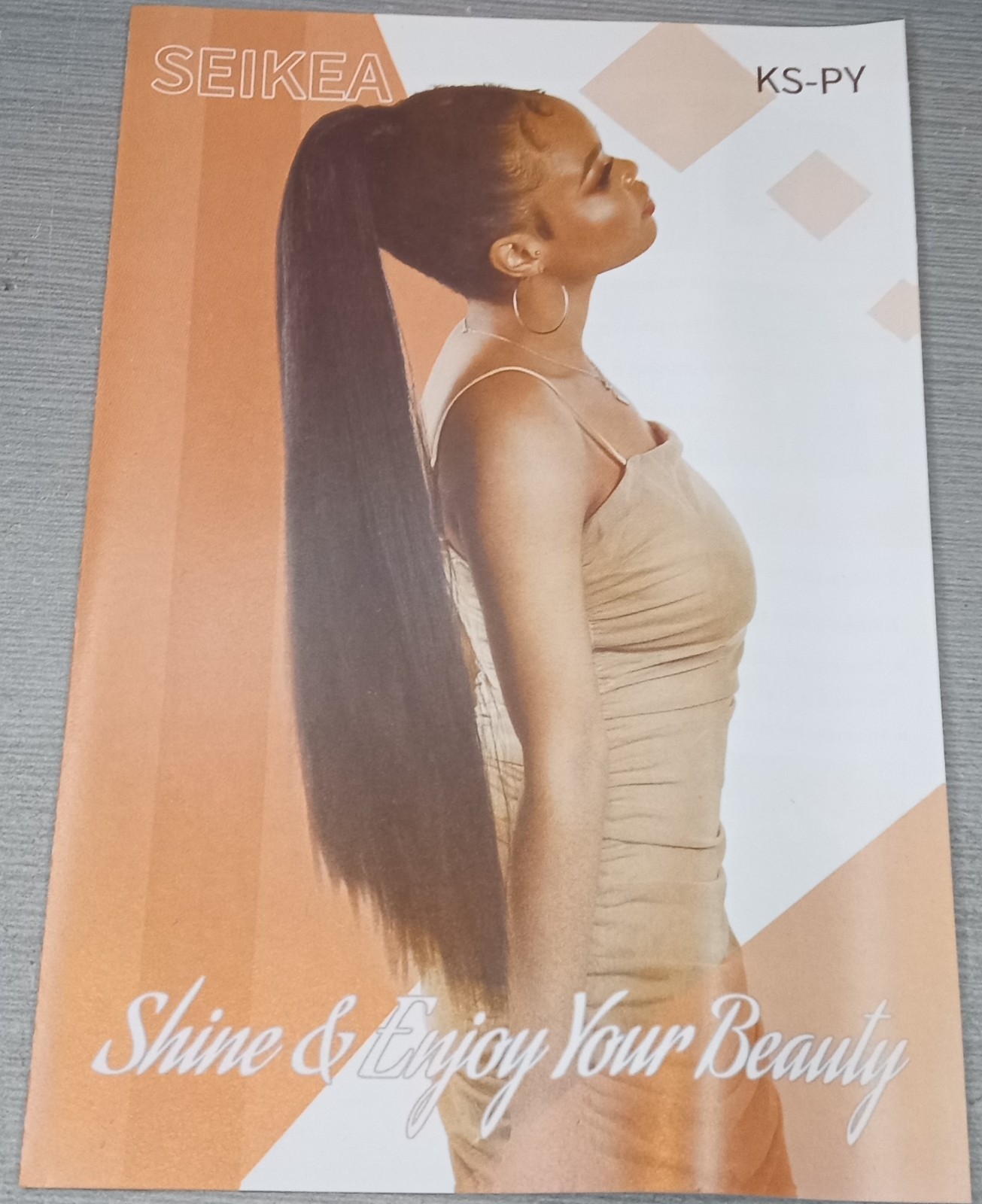 SEIKEA Ponytail Extension Brown to Blonde – Open Box Complete Unused