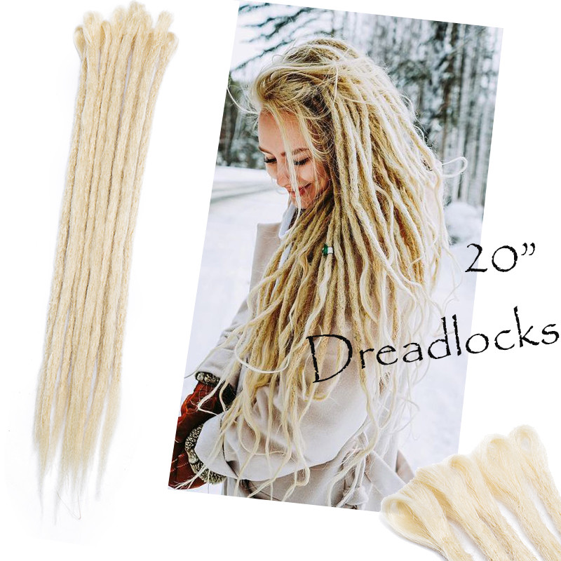 Multi-Color Synthetic Soft Dread Locks Crochet Braid Braiding Hair Extensions US