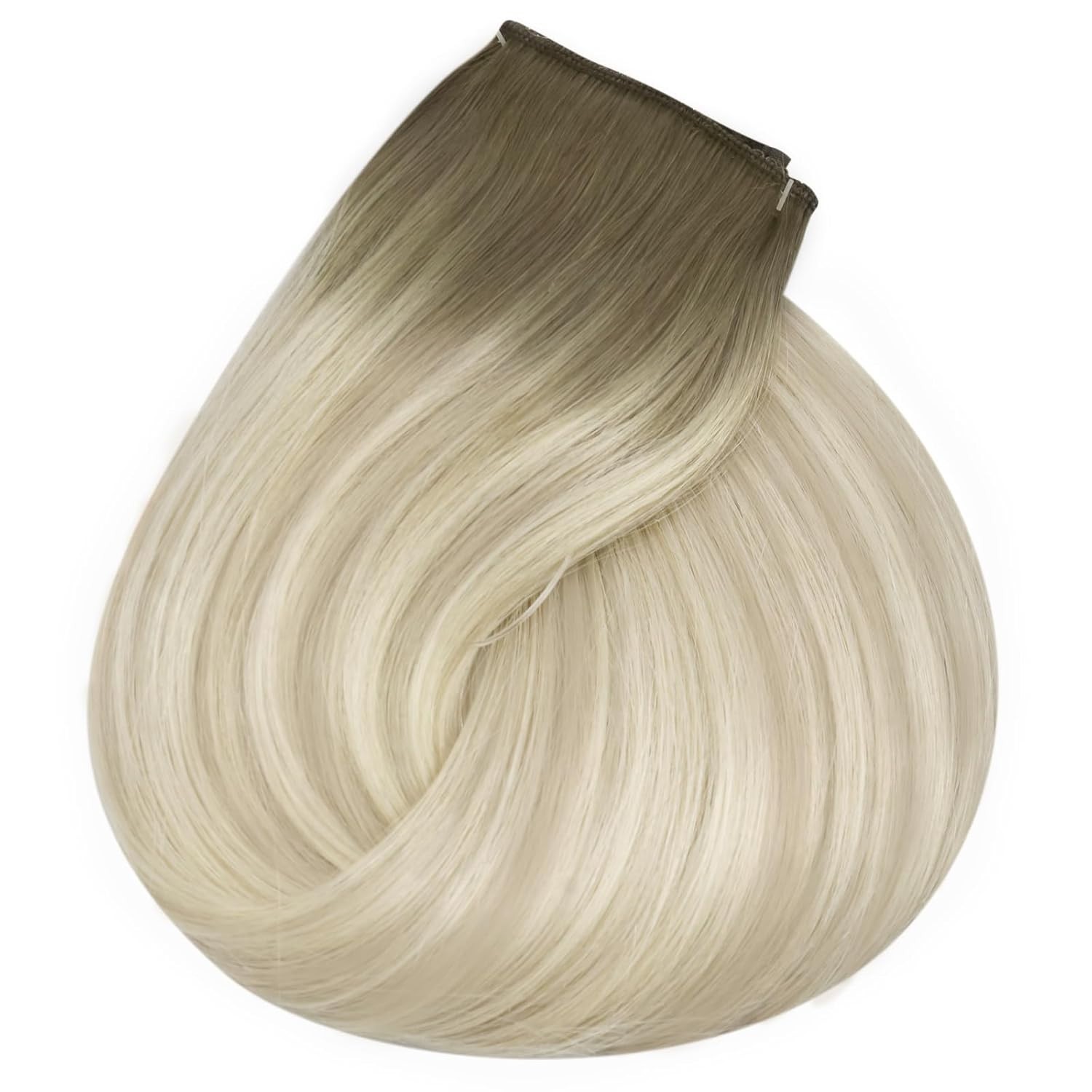 Sunny Hair FISHLINE 16″ Balayage Brown/Blonde Wire Human Hair Extensions FP 8-60