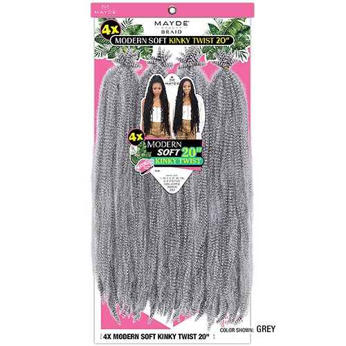 Mayde 4X Modern Soft Kinky Twist 20″