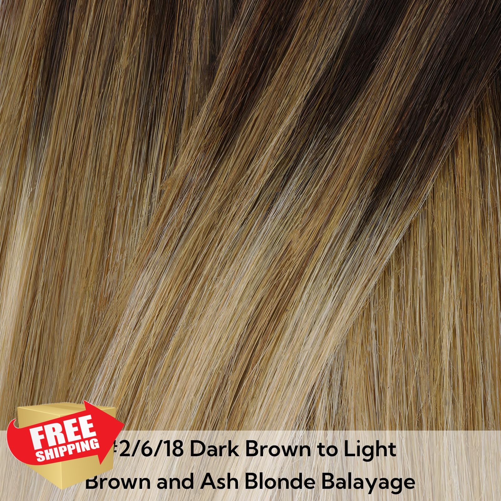 hotbanana Tape Hair Extensions 20 Inch #2/6/18 10pc