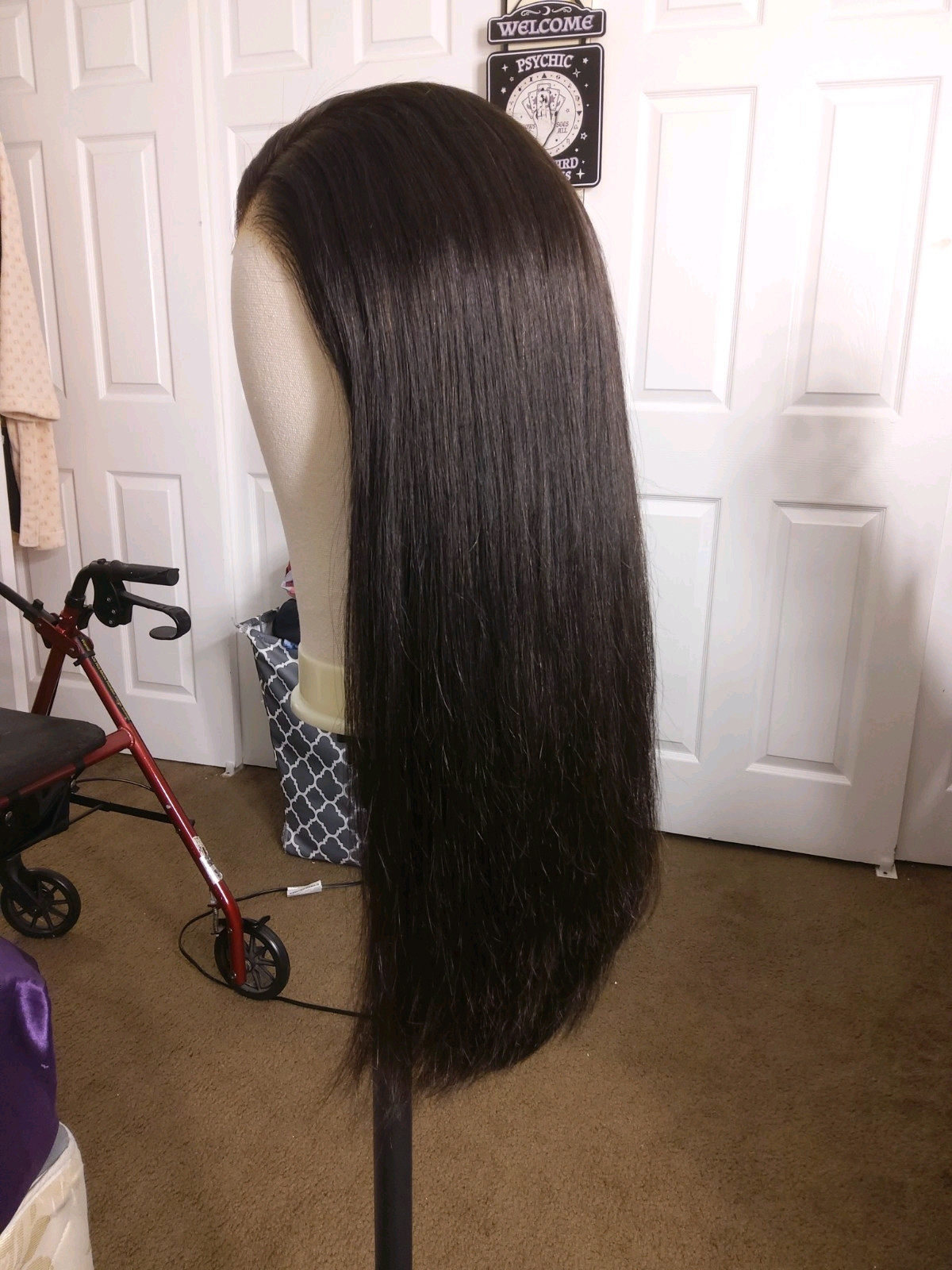 ISee M-Cap Wear Go 9×6 Silky Straight Glueless Wig 20 Inches W/accessories