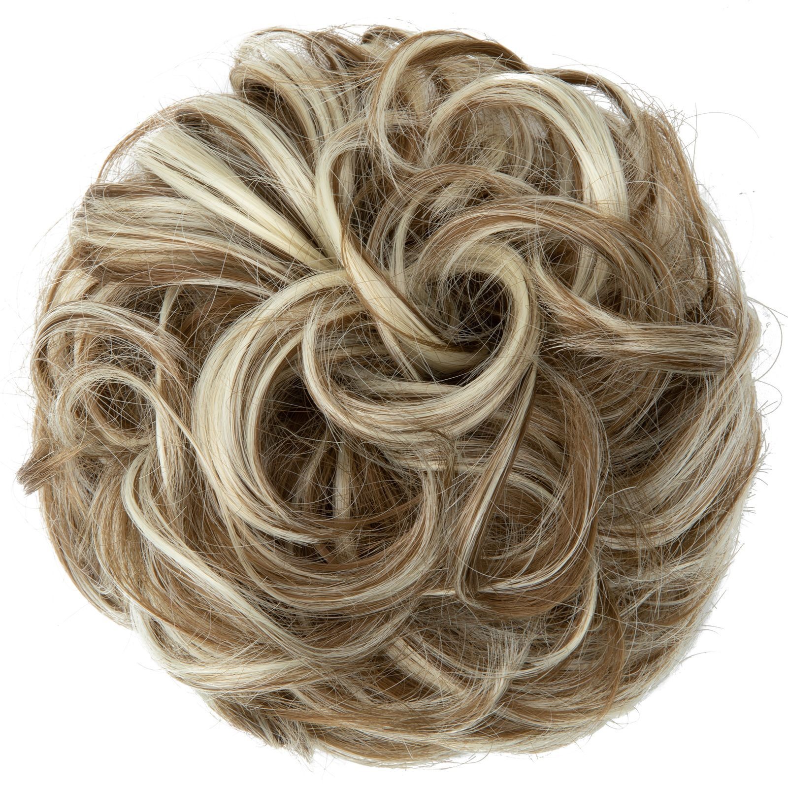 3Pack Temperature Silk Wig Hair Circle Round Head Elastic Fluffy Naturally Curly