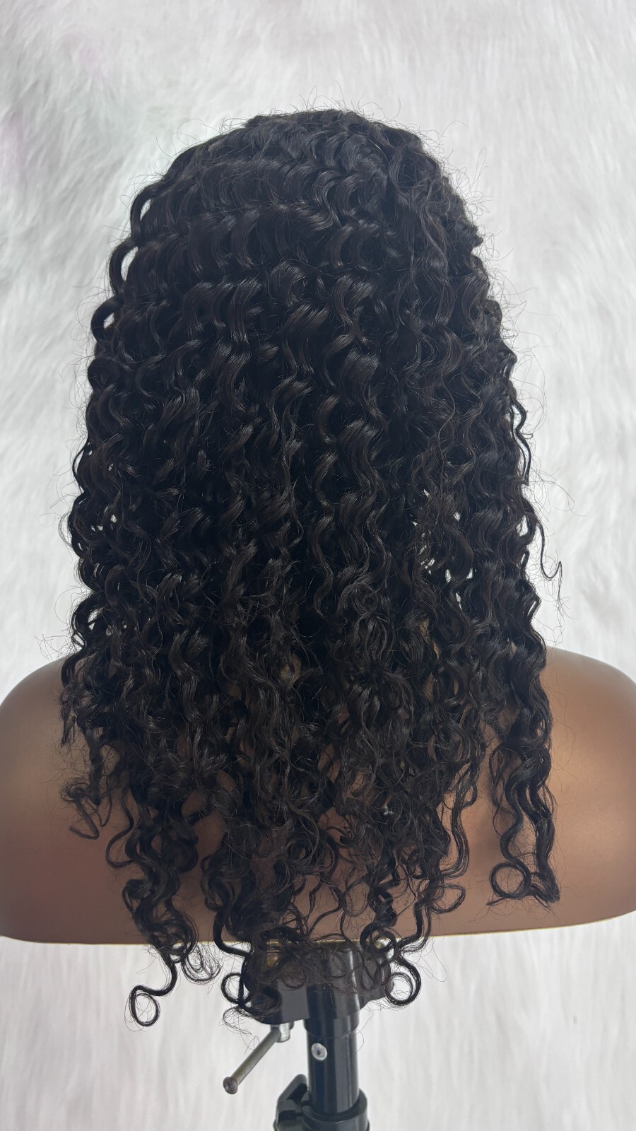 18 inch 5X5 Glueless Swiss Lace Curly Wig