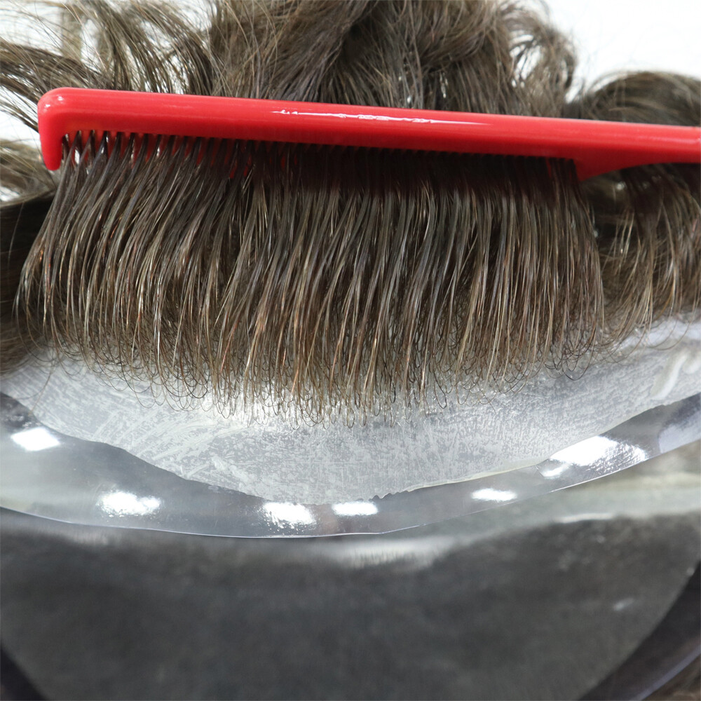 Mens Hair Replacement Ultra Thin Skin Toupee All Colors Hairpieces PU System Wig