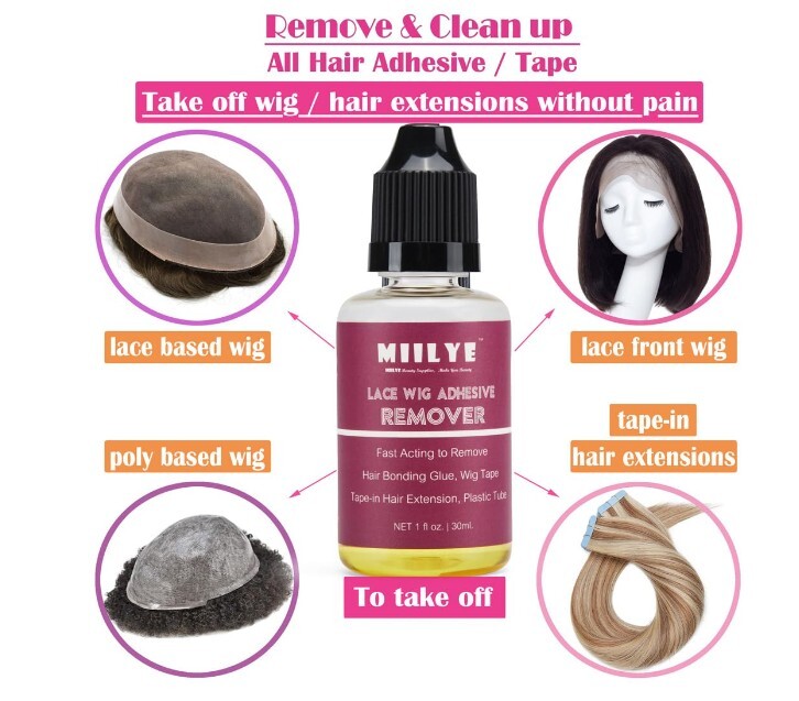 Miilye Lace Wig Glue and Lace Release adhesive Extension Glue Remover