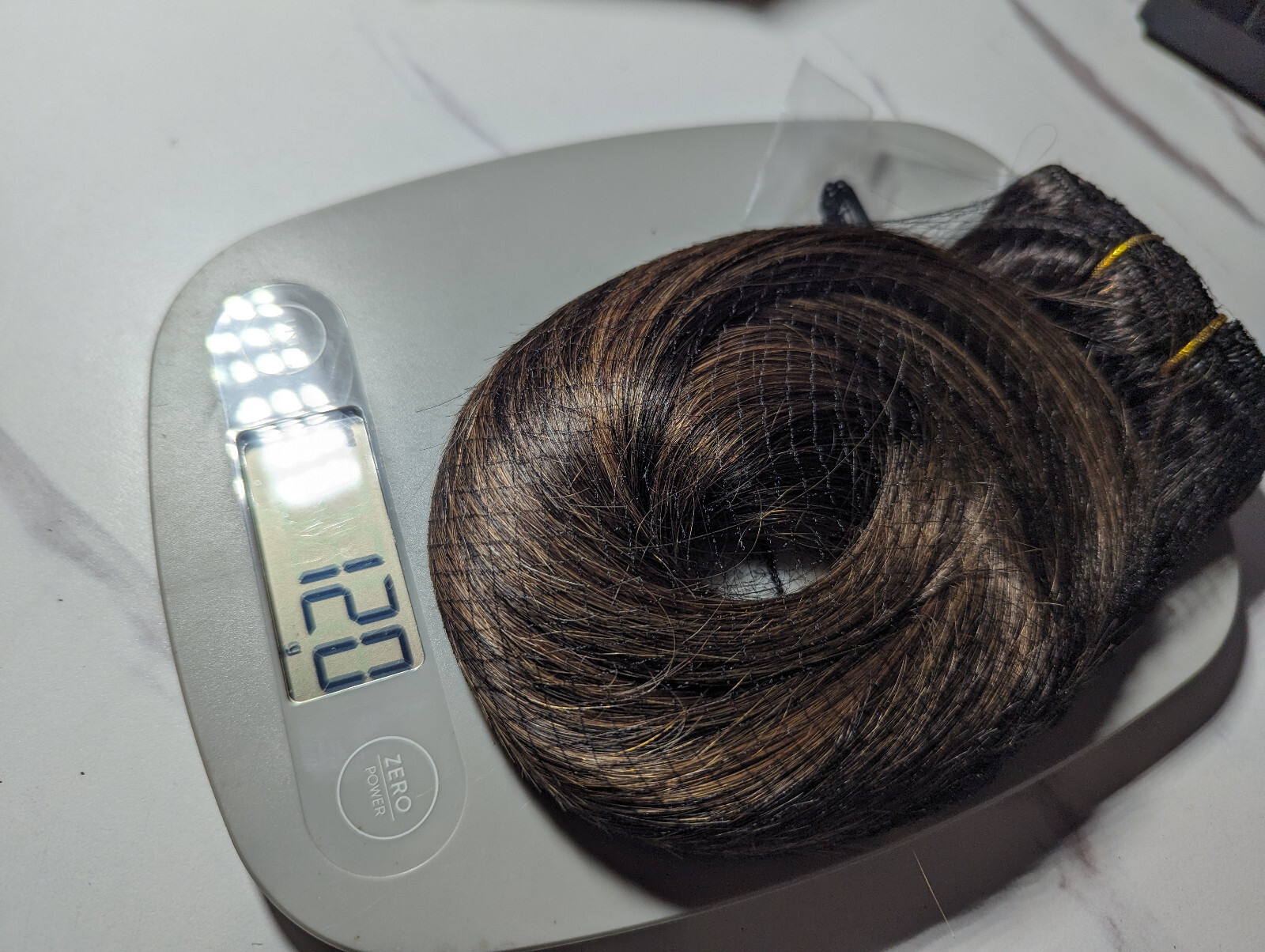 Wennalife Clip in Human Hair Extensions 7pcs Dark Brown with 3D Mink Lashes