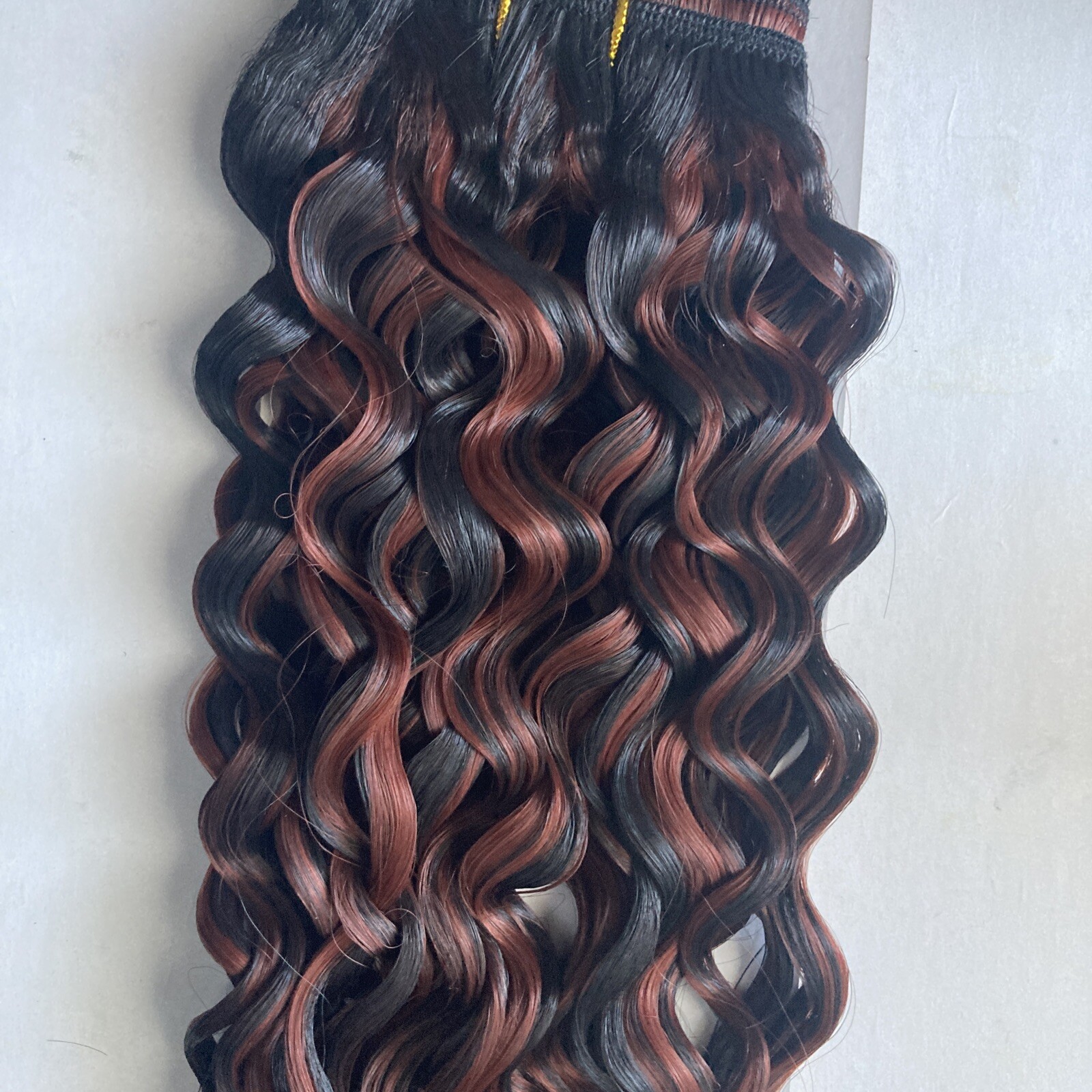 1 Pack Most Advanced Synthetic Wavy Hair Extensions Tangle Free 18″ Color:1B/33