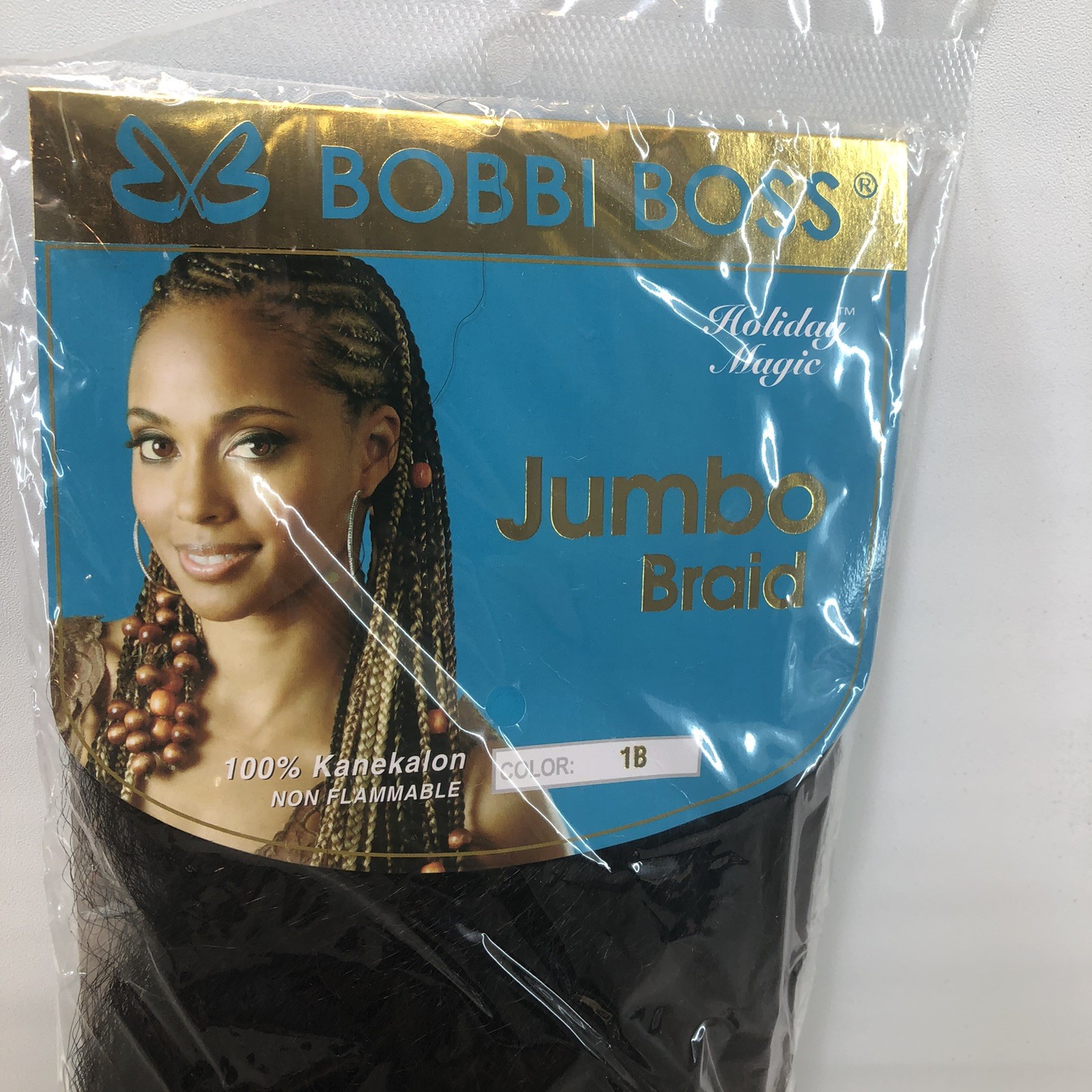 BOBBI BOSS BRAIDING HAIR 100% KANEKALON JUMBO BRAID Color 1B