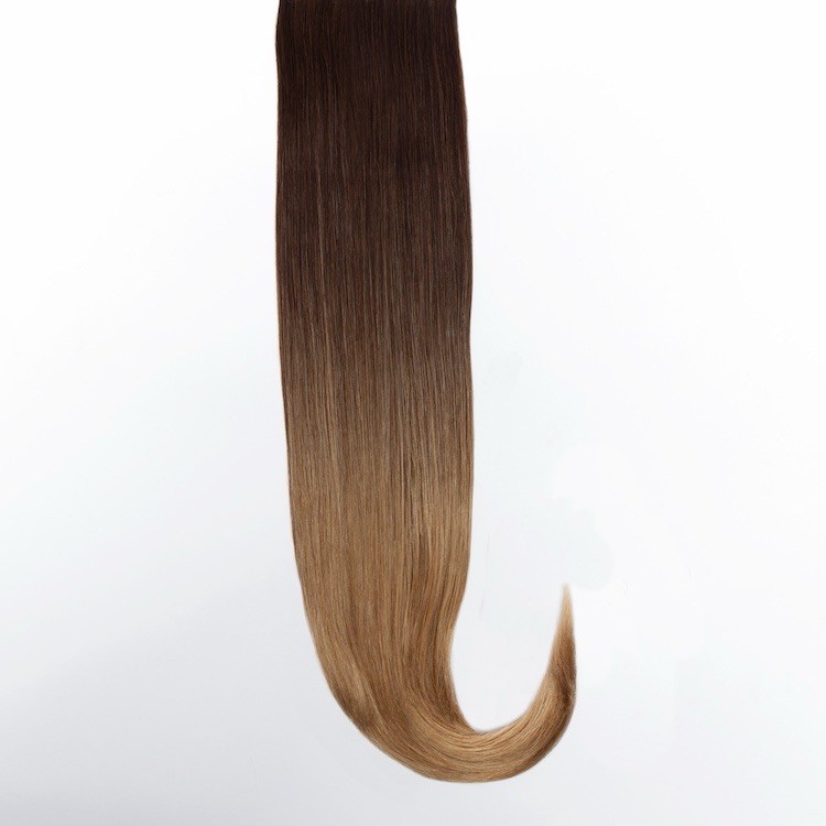 Hotheads Premium Machine Weft #5/23 Colormelt Brown To Blonde 18” NEW SEALED