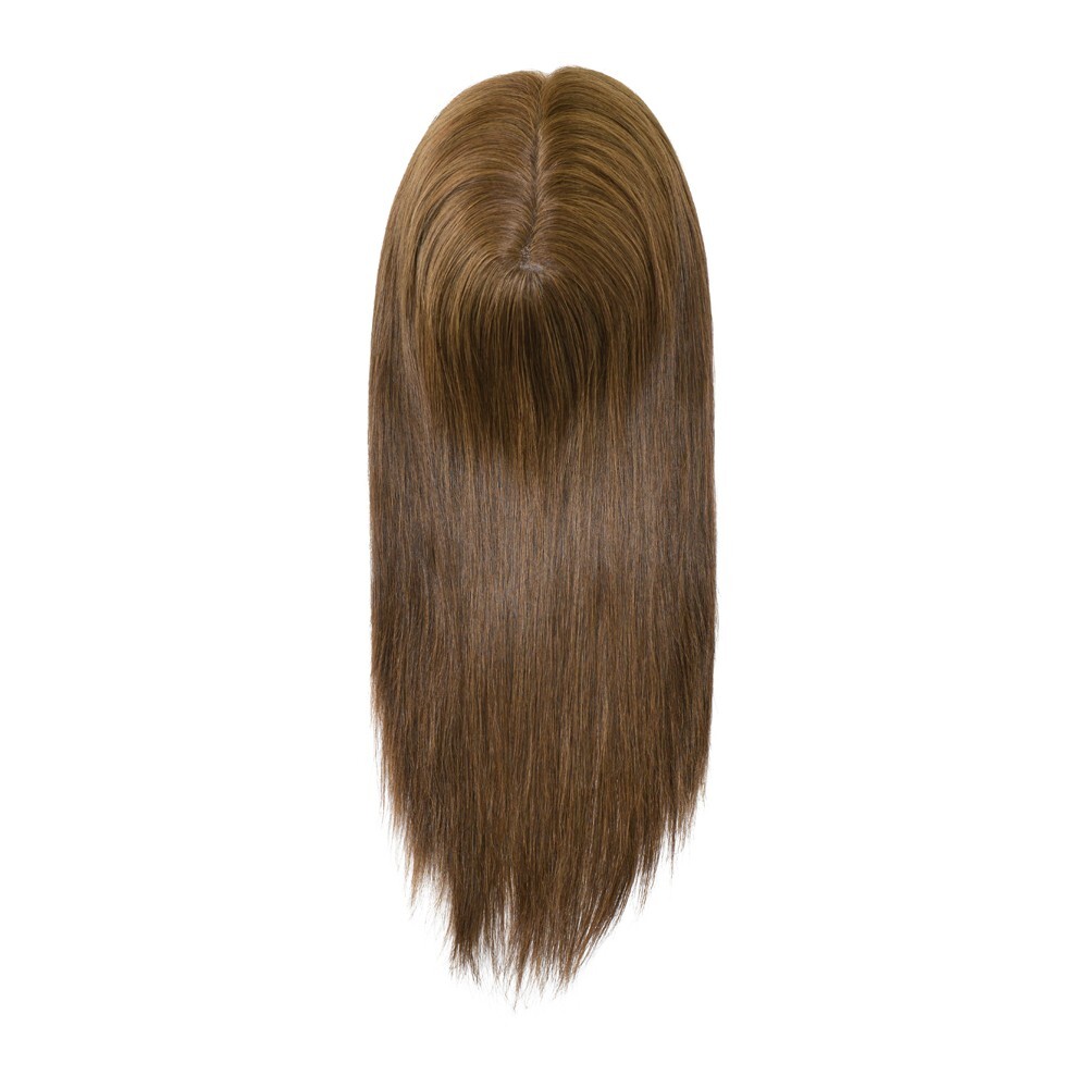 Women Topper Human Hair French Lace Top Pieces 7×9 Straight Hair 16” Q6L #L6