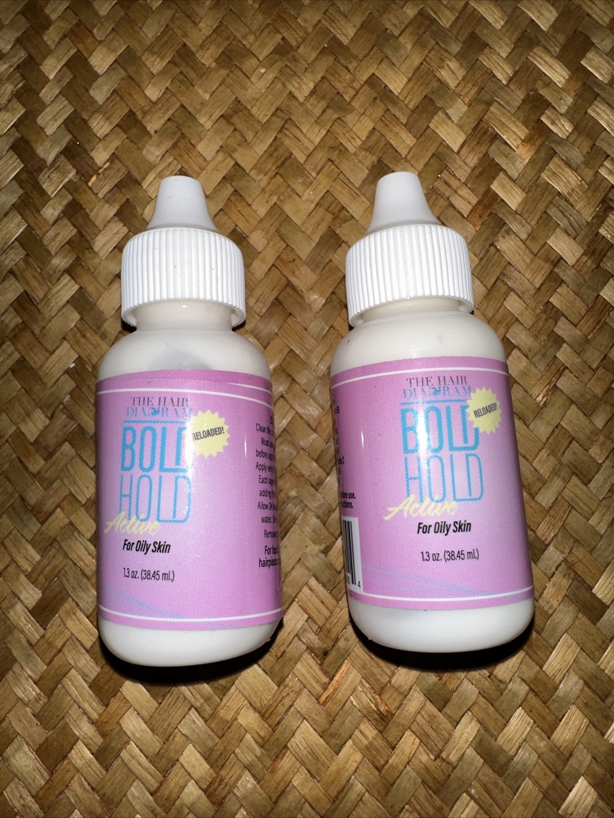 Bold Hold Active Reloaded For Oily Skin Lace Wig Adhesive, Glue 1.3oz, Set Of 2