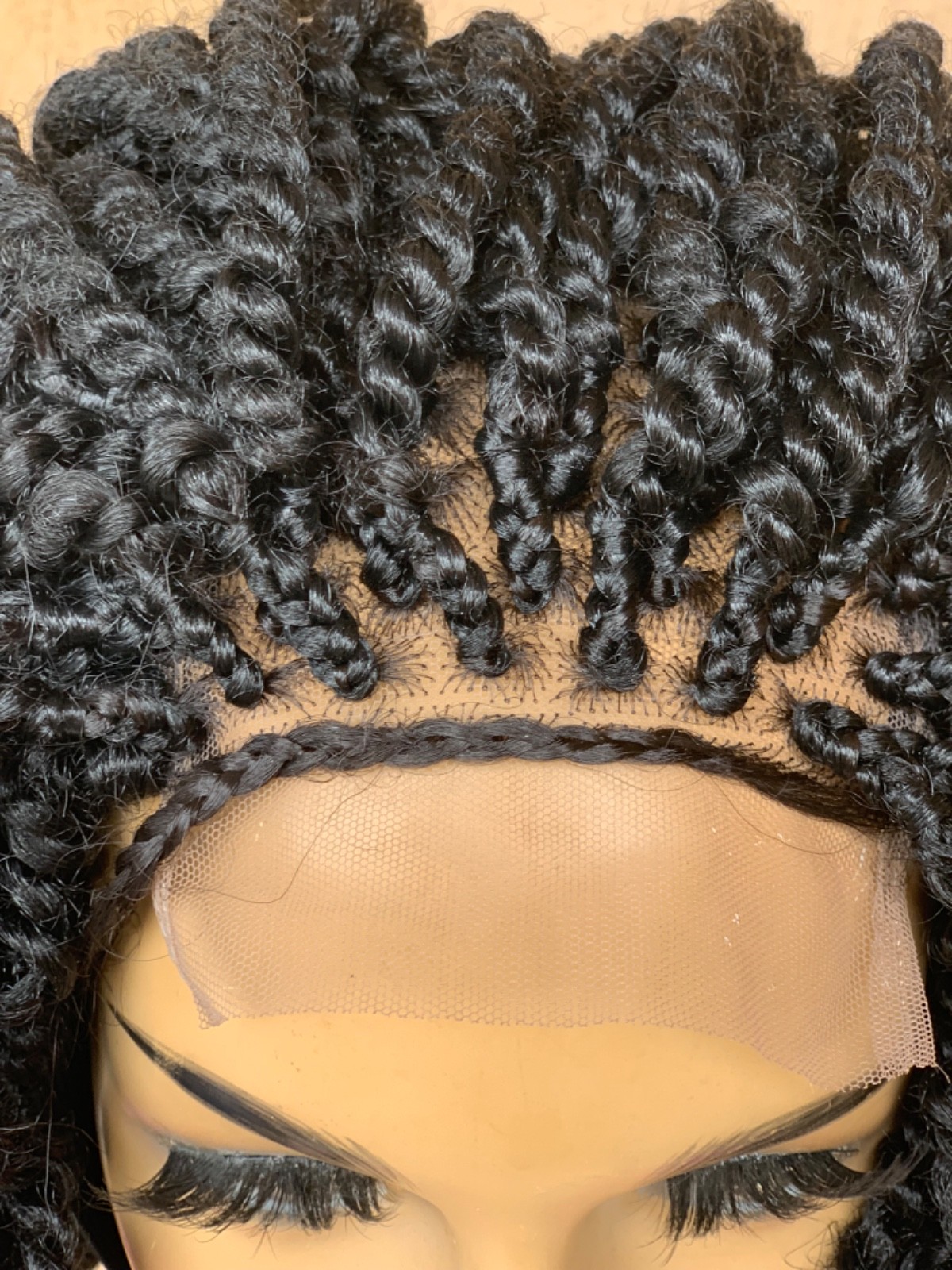 kinky twists wig, styles for natural hair, braids wigs for black women