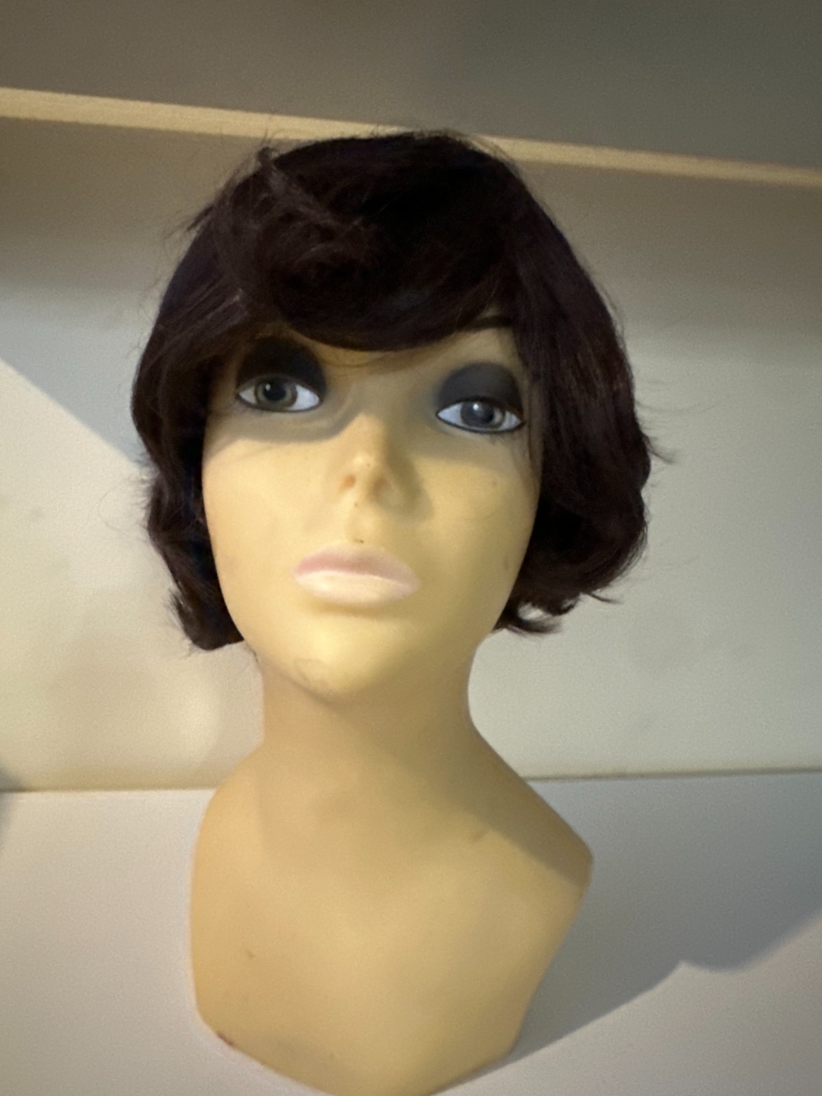 Boy Cut Wig Women’s Brown Synthetic Free Part Washable Fashion Tape-In SZ N226