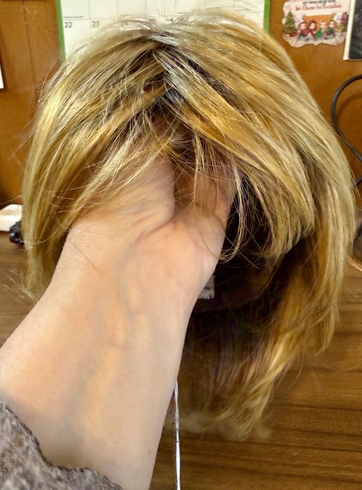 Vintage Volume Textured Shag Wig by Hairdo – Rooted Ginger Blonde SS25 (NEW)