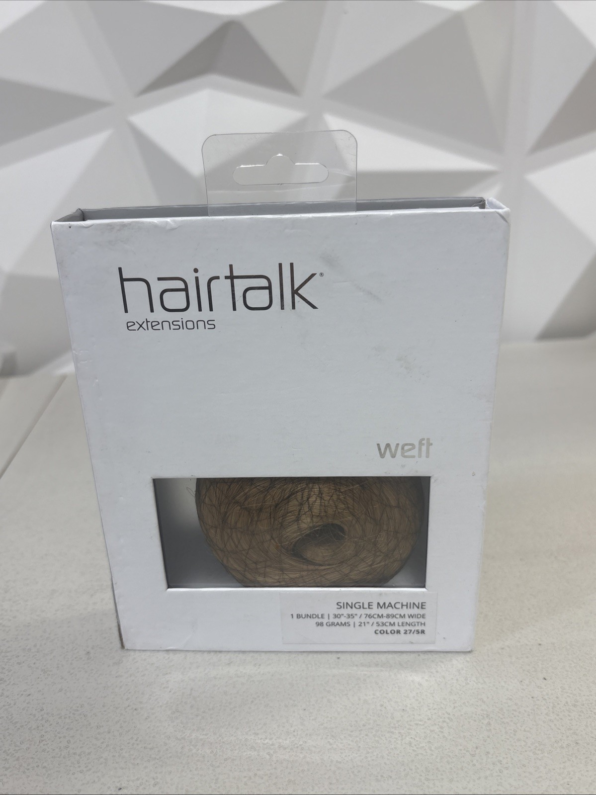 Hairtalk Extensions Weft Single Machine 21in / Color 27/5R