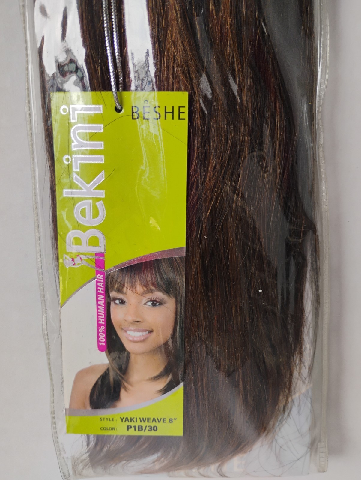 8″ BESHE Yaki Weave Real Human Hair Extensions