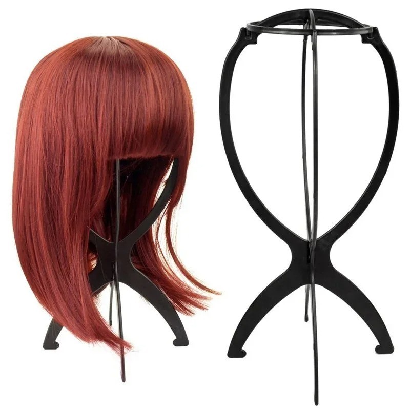 Wig Stand, Wig Head Stand, Wig Holder for Multiple Wigs, Black, 3 Pack