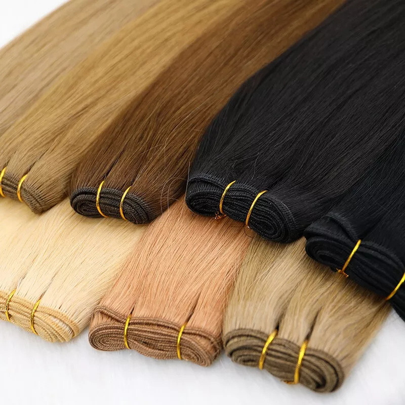 Sew in Weft Hair Extensions Double Weft Hair Extensions Real Human Hair Premium