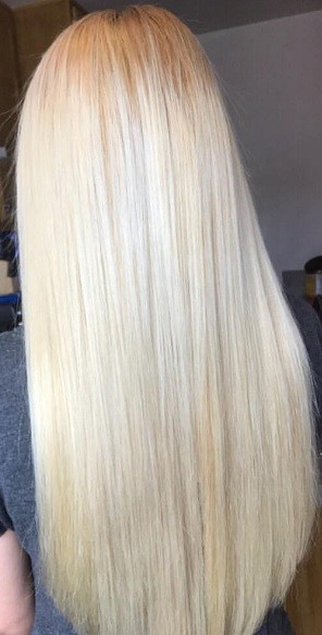 18″,20″ 100gr,40pc,Human Tape In Hair Extensions #60 White Blonde(NOT VERY PALE)