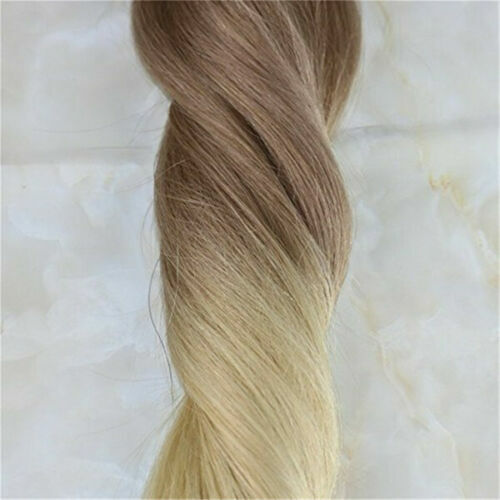 12A RUSSIAN TAPE IN HAIR Extensions 18#/613# BALAYAGE OMBRE 40Pcs 100g STRAIGHT