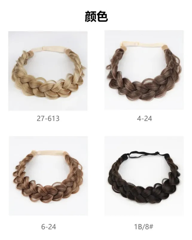 Synthetic Premium Adjustable Handmade Braided Elastic Band Hair Fashion Braiding