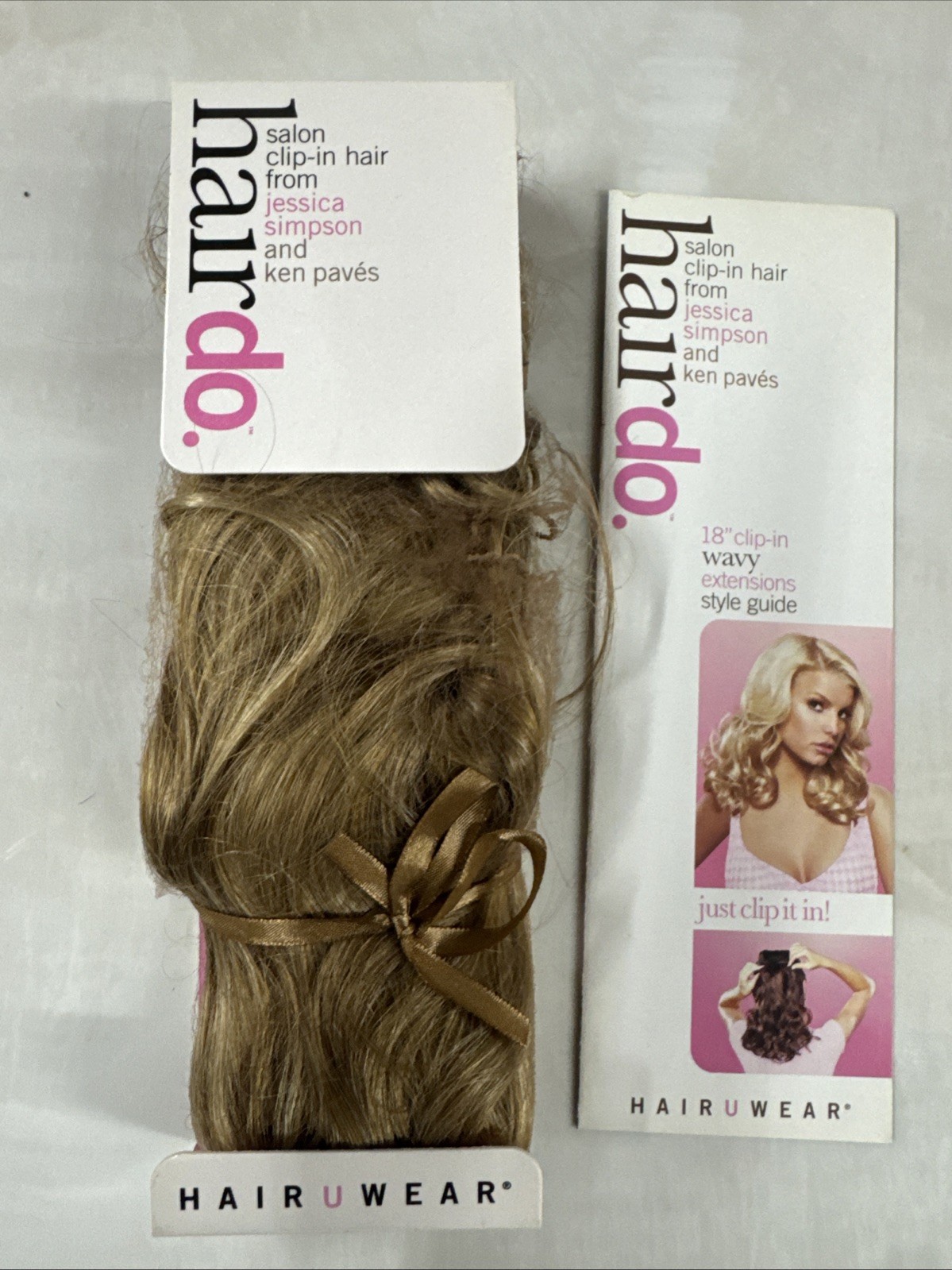 Hair Do Jessica Simpson Clip-in Wavy Extensions 18” HONEY GINGER R14/25