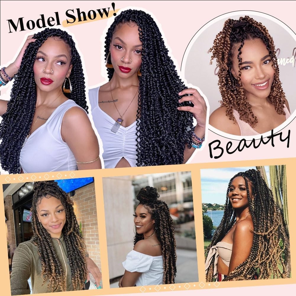 Durable 12 Inch Pre-looped Crochet Braids – 8 Packs for Gorgeous Passion Twists