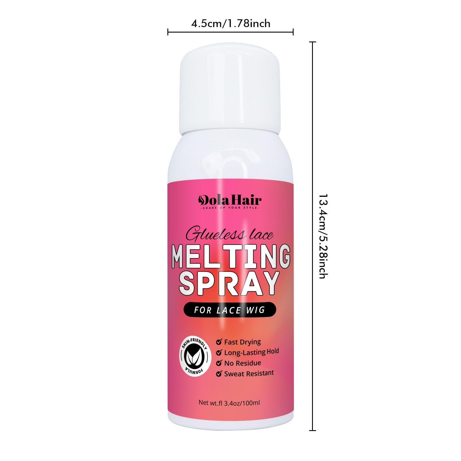 3 Pack Lace Melting Spray for Glueless Wig Hair Adhesive – Transparent, Low