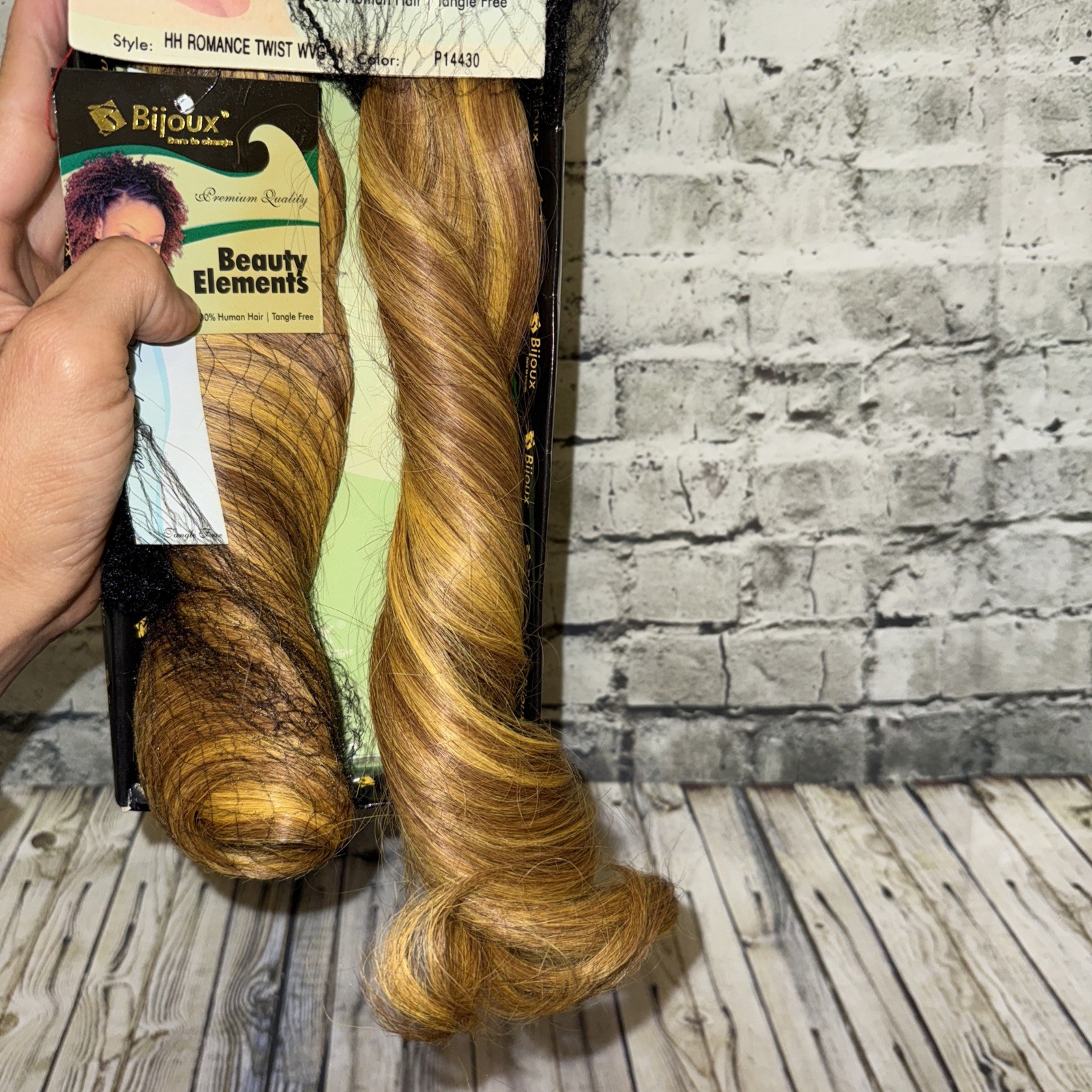 Bijoux P14430 Beauty Elements 100% Human hair Romance Twist WVG 14”