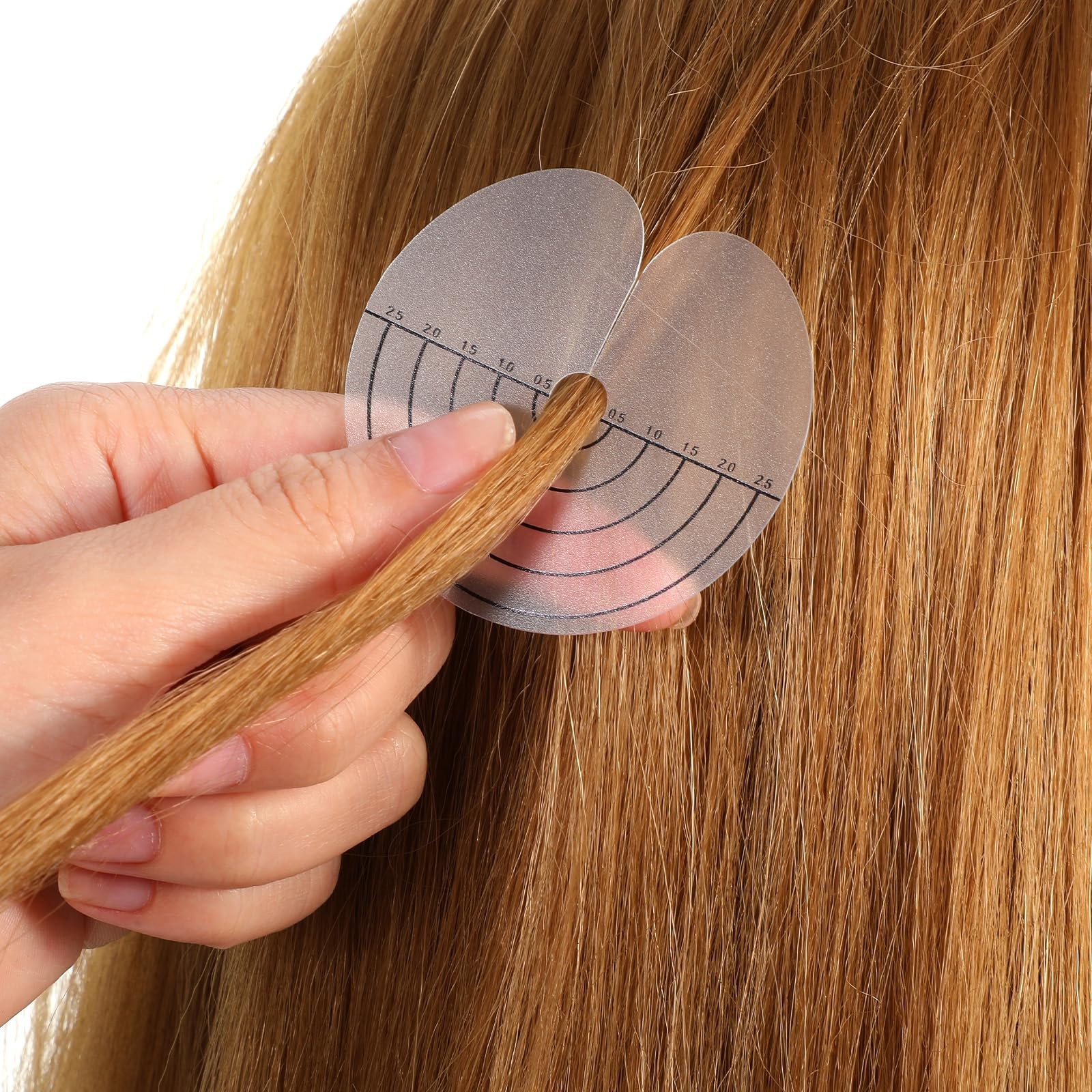100 Pcs K Tips Hair Extensions Tool, K Tip Tools, Professional K Tips with Me…