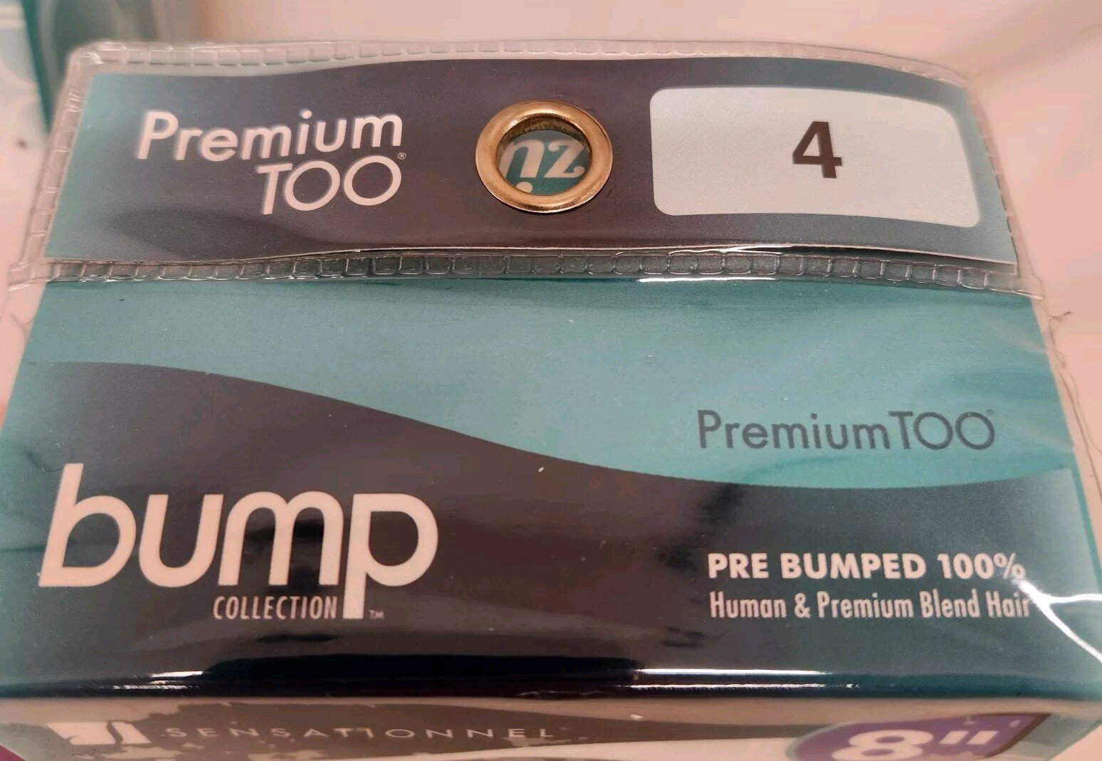 2 PACK Sensationnel 8″ Premiumtoo Brazlian Yaki Bump 8 Color T1B/BU Hair Blend