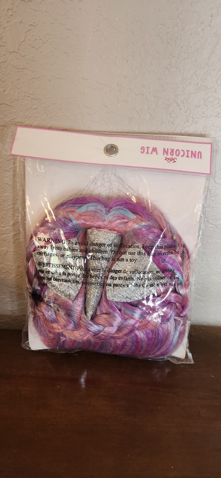 Justice Wig Rainbow Glitter Unicorn Wig Child Cosplay One size fits most