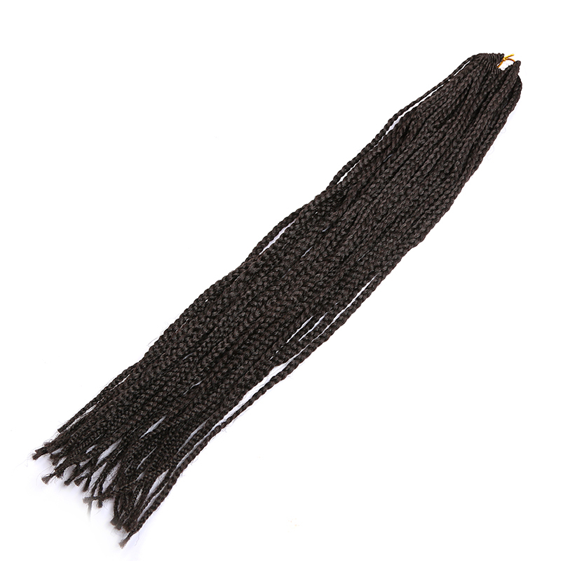 18 Inch Crochet Style Box Braids Top Synthetic Human Hair Blend Pre-braided
