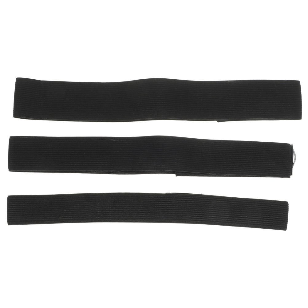 3Pcs Wigs Fixed Elastic Band Creative Headgear Band Black Elastic Wigs Band