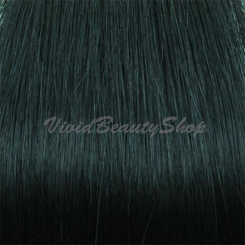 50 U Nail Pre Tip Fusion Deep Wave Curly Remy Human Hair Extension Jet Black #1