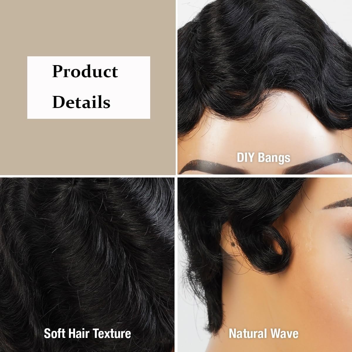 Soft & Smooth Pixie Cut Wig in Brazilian Human Hair | Perfect for Every Occasion