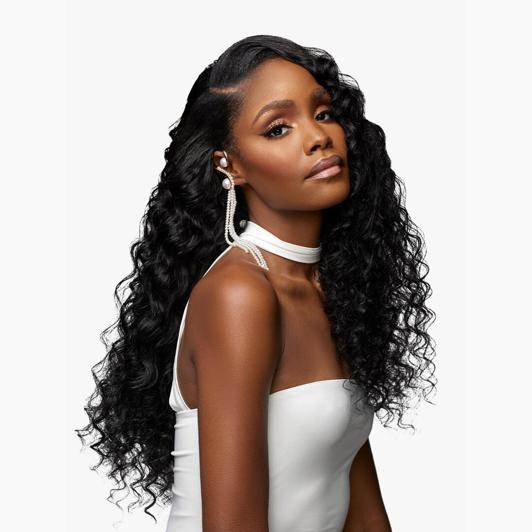 Sensationnel 100% Virgin Remy Human Hair Weave – Pearlish Euro Deep 24″