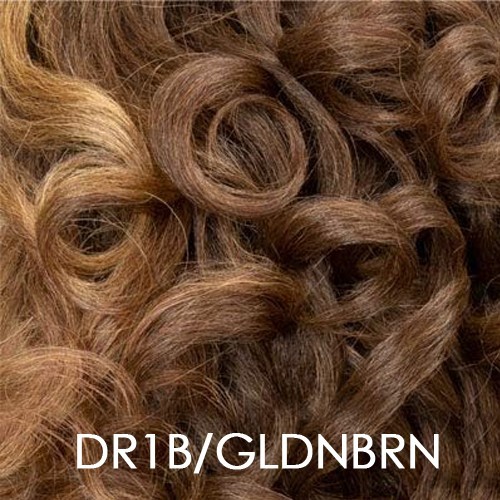 Janet Collection Natural Me Blowout Deep Part HD Lace Wig- TAMILA (DR1B/GLDNBRN)