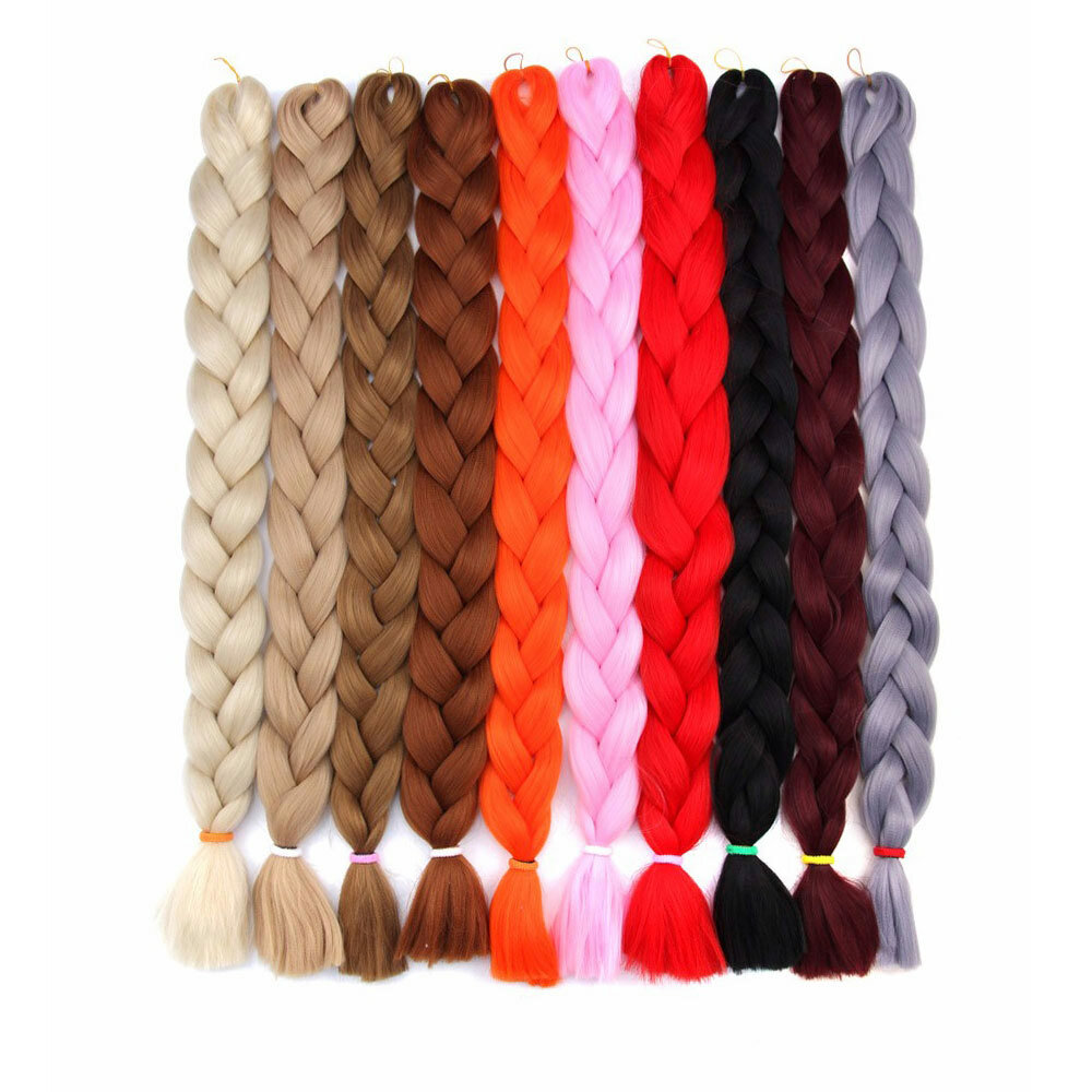 82” Synthetic Kanekalon Jumbo Braids African Box Twist Braiding Hair Extensions