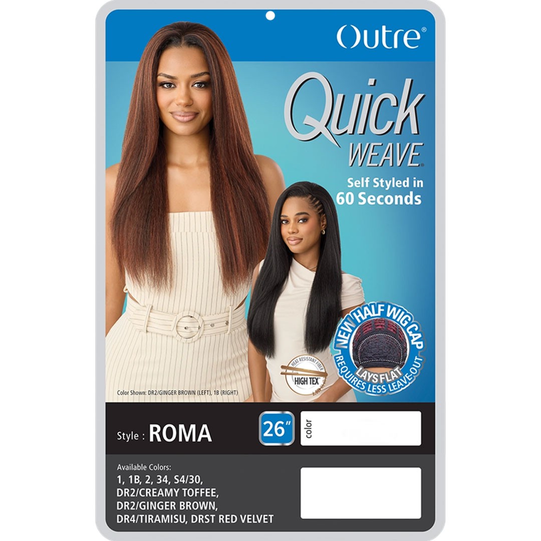 Outre Synthetic Half Wig Quick Weave – Roma