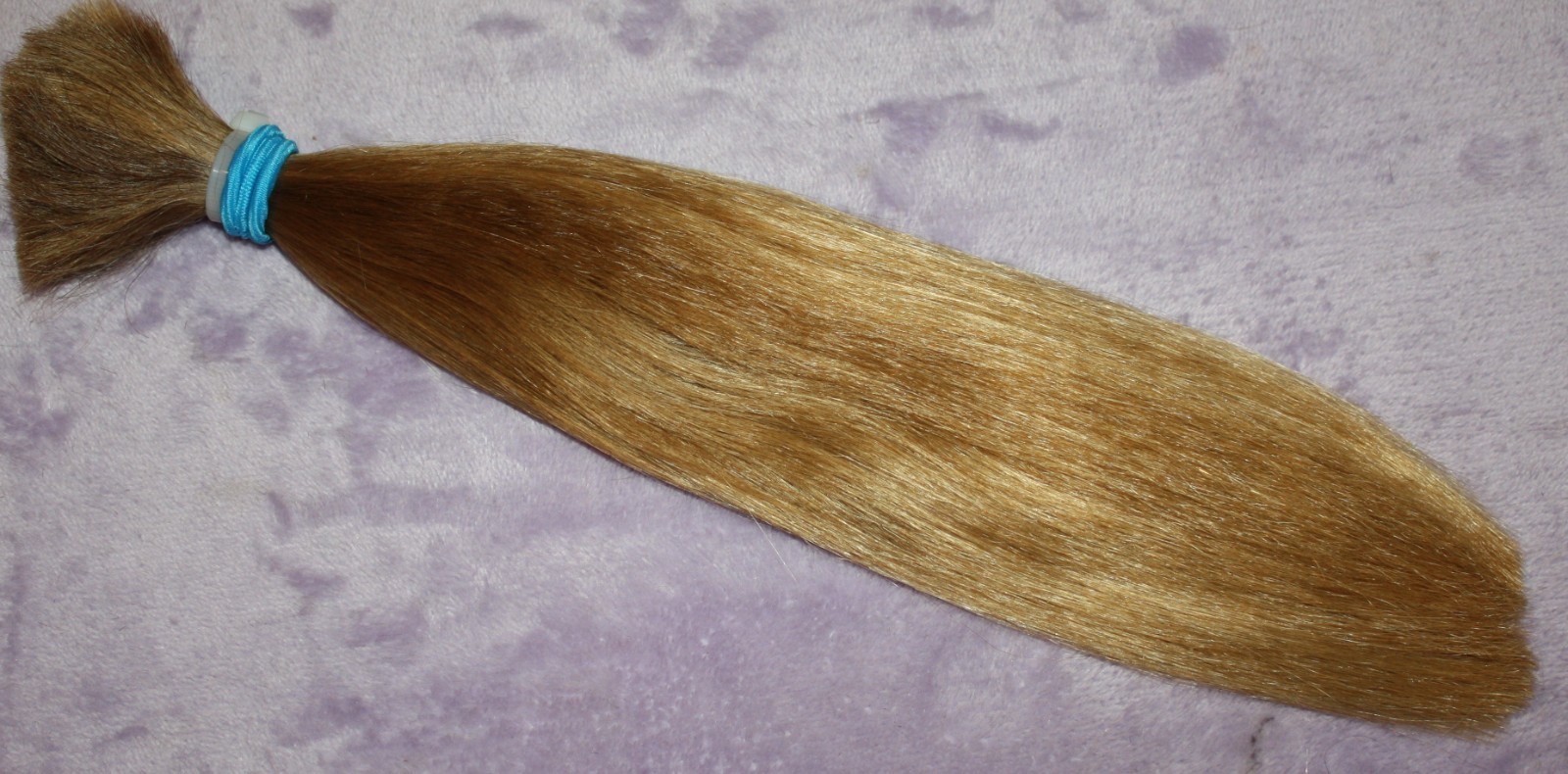 HAIR REBORN WIG 13 INCH 2.4oz FINE & SILKY CHILDS GOLDEN BLONDE PONYTAILS F44