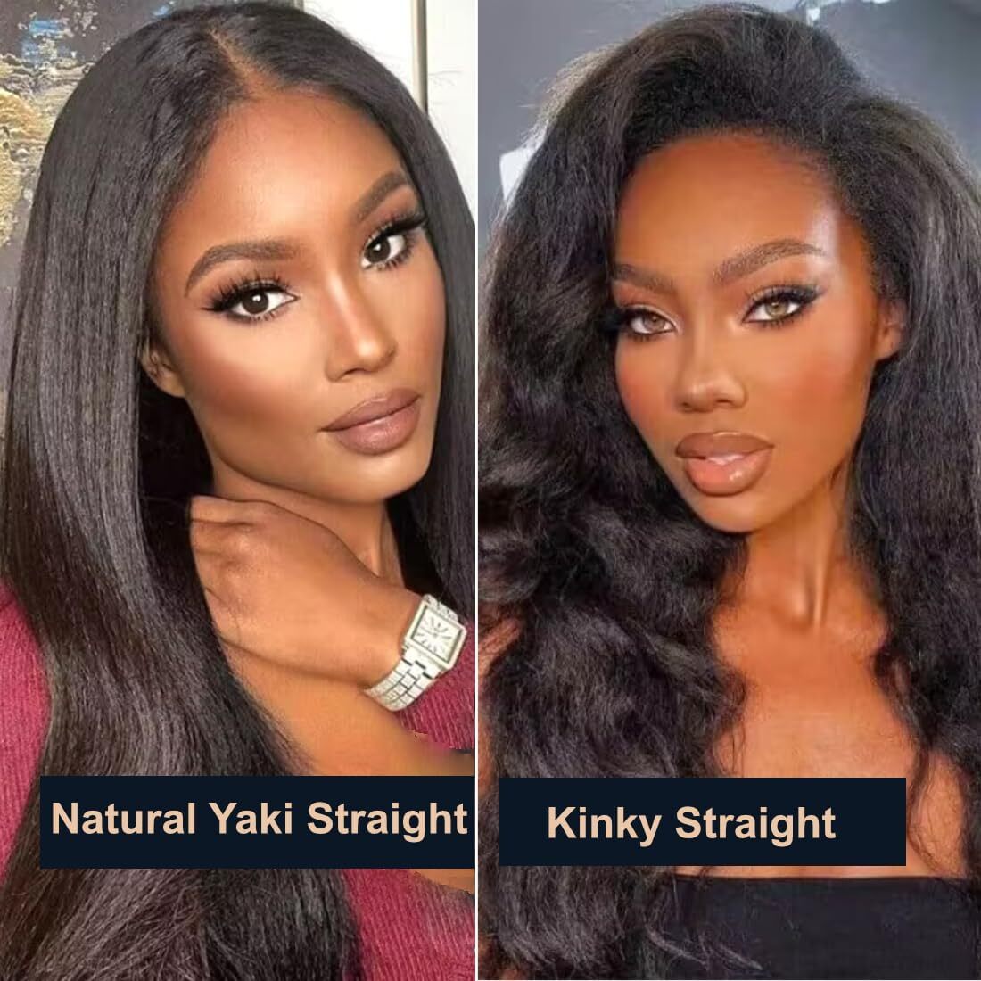 UNice Cambodian Yaki Straight 3 Bundles Human Hair Extensions Virgin Hair Weaves