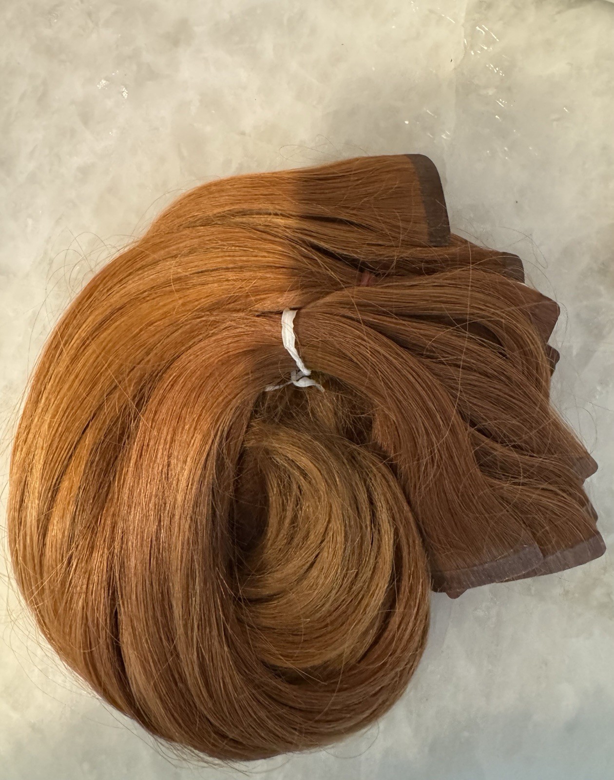 25 BELLAMI Tape-in Extensions, Red, 13 -14 inches plus extras