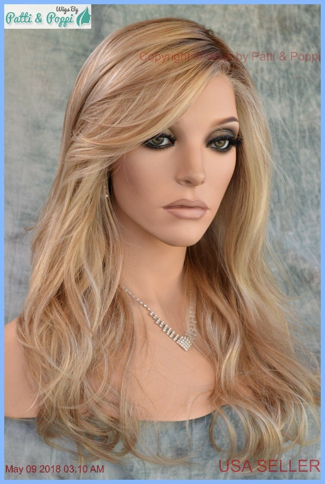 Miles of Style Lace Front Heat Friendly Monopart Wig Raquel Welch SS1488 ROOTED