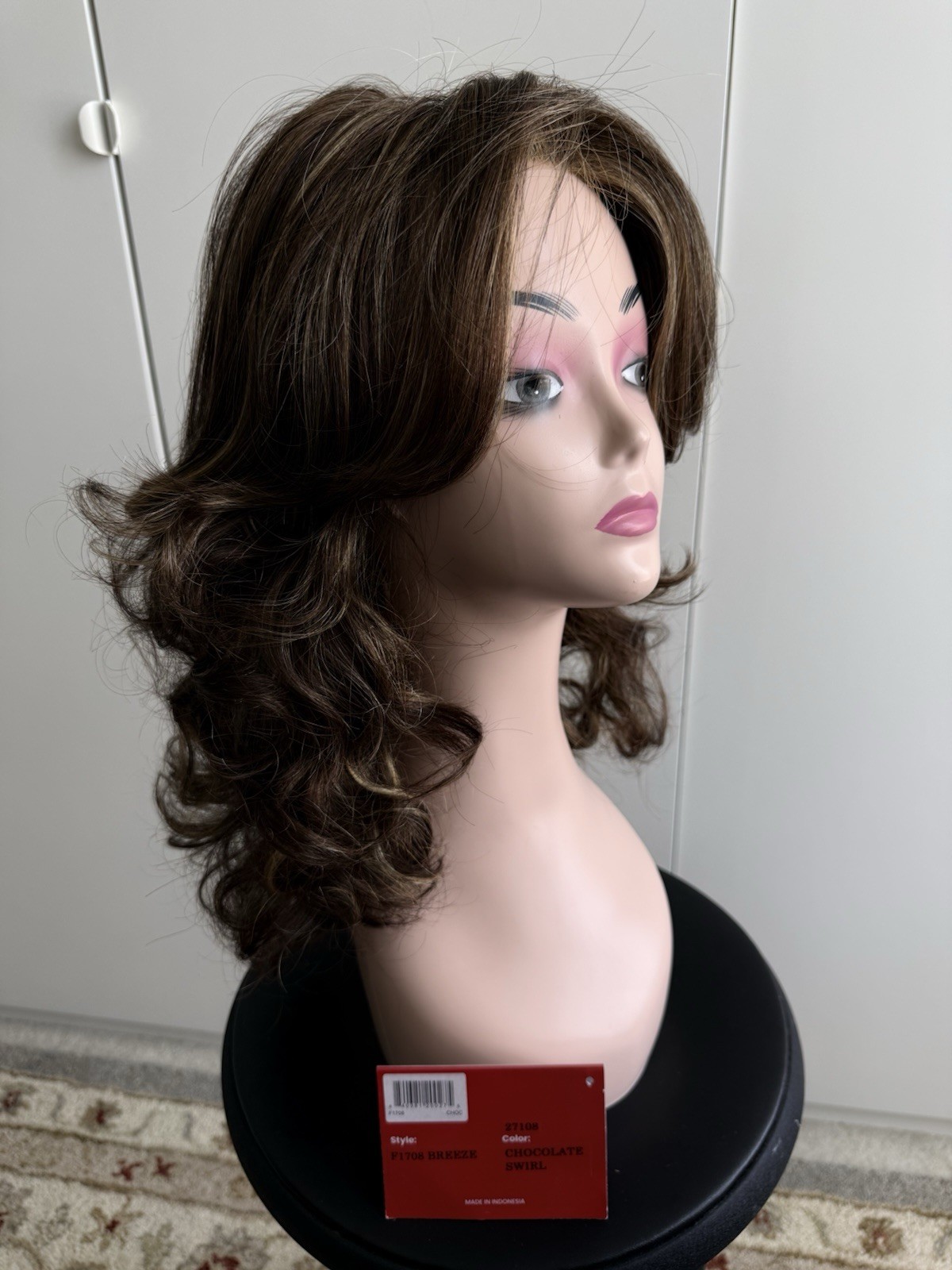 TRESSALLURE Breeze Lace Front Wig (Mono Top) Color CHOCOLATE SWIRL NEW