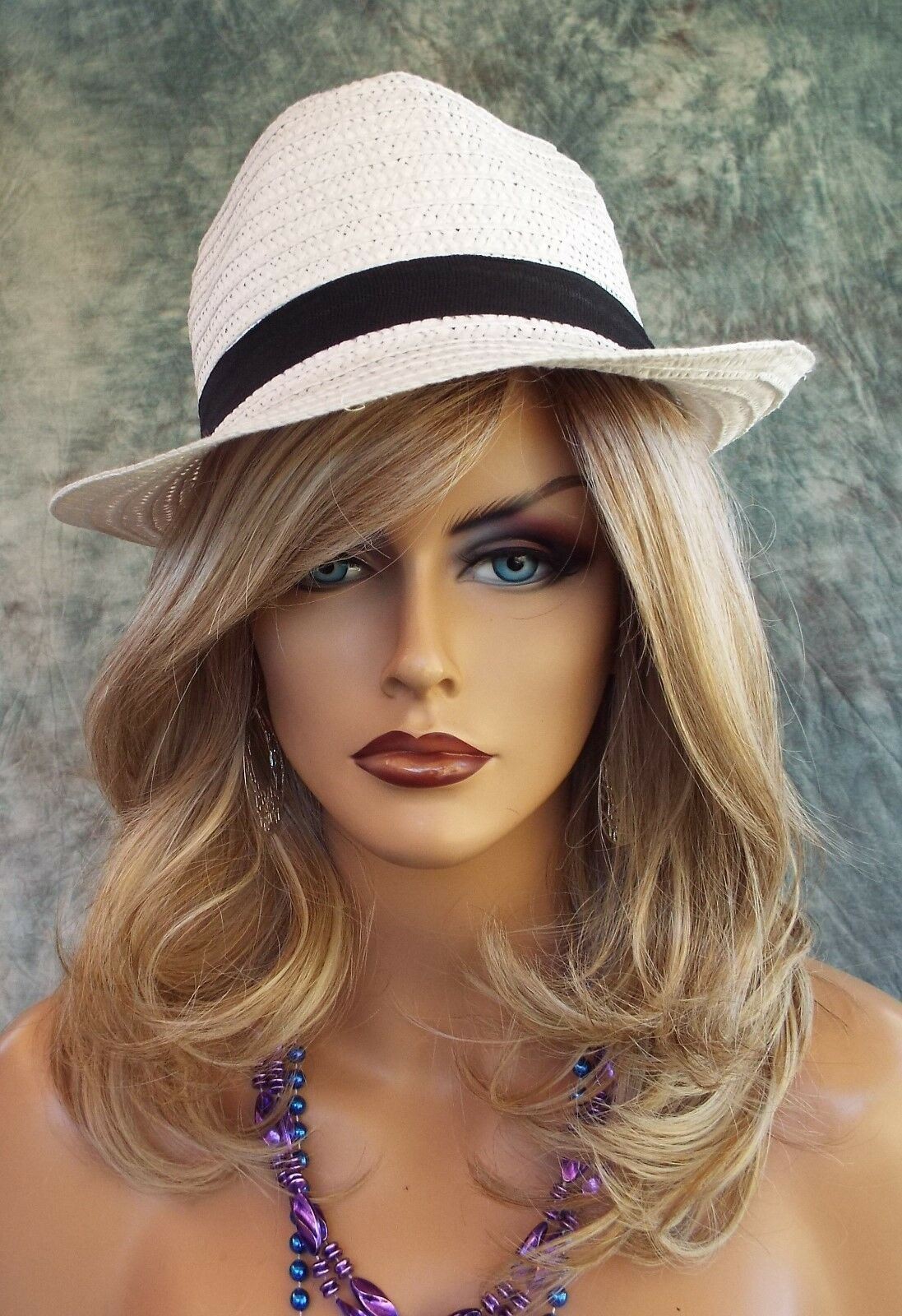 Curve Appeal Lace Front MonoPart Heat OK Raquel Welch Wig SHADED BISCUIT -1