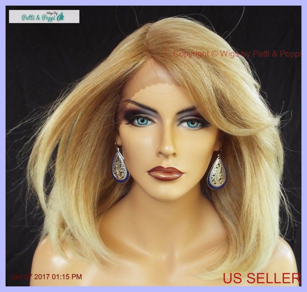 Lace Front Yaki Layered Wig Hairdo T27.613 Heat Resistant Long Style