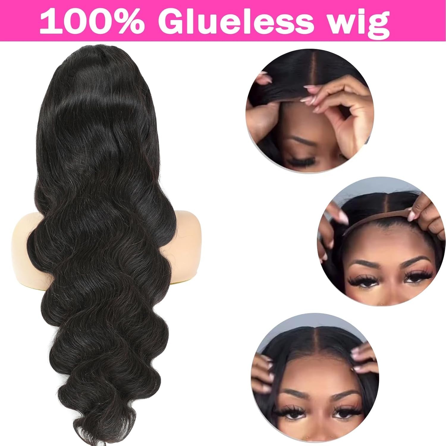 26 Inch Wear and Go Glueless Wigs Human Hair Pre Plucked Pre Cut 5×5 Hd Lace …